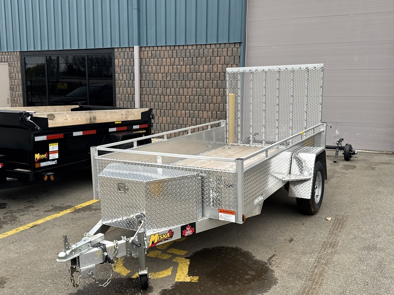 2025 Miska 5' x 10' Aluminum Utility Trailer